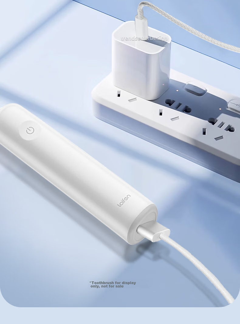 Chaofan Compatible PD Charger Adapter for Lefen Electric Toothbrush, 5V DC Fast Charging Power Supply for Lefen Vibration Electric Toothbrush, Type-C Port Plug USB-C Charging Head 3