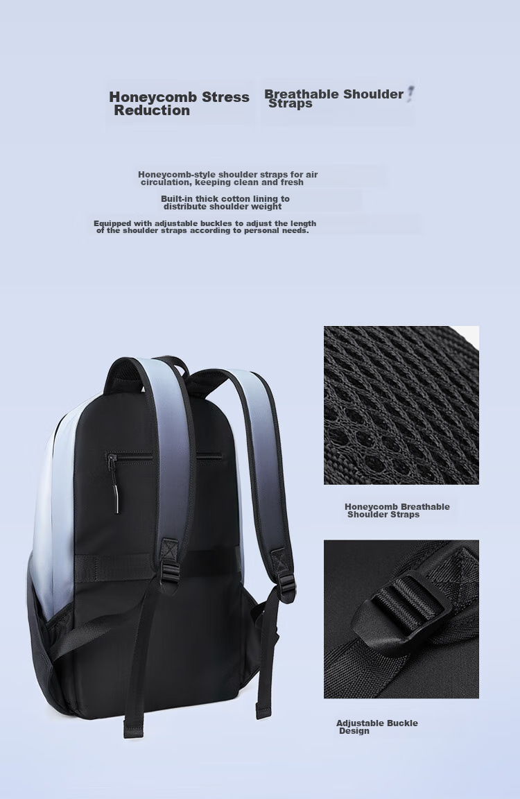 GOLF Backpack for Men, Travel Bag, 15.6/16 Inch Laptop Backpack, Gradient Design, Business Commute Backpack for Students And Professionals 34