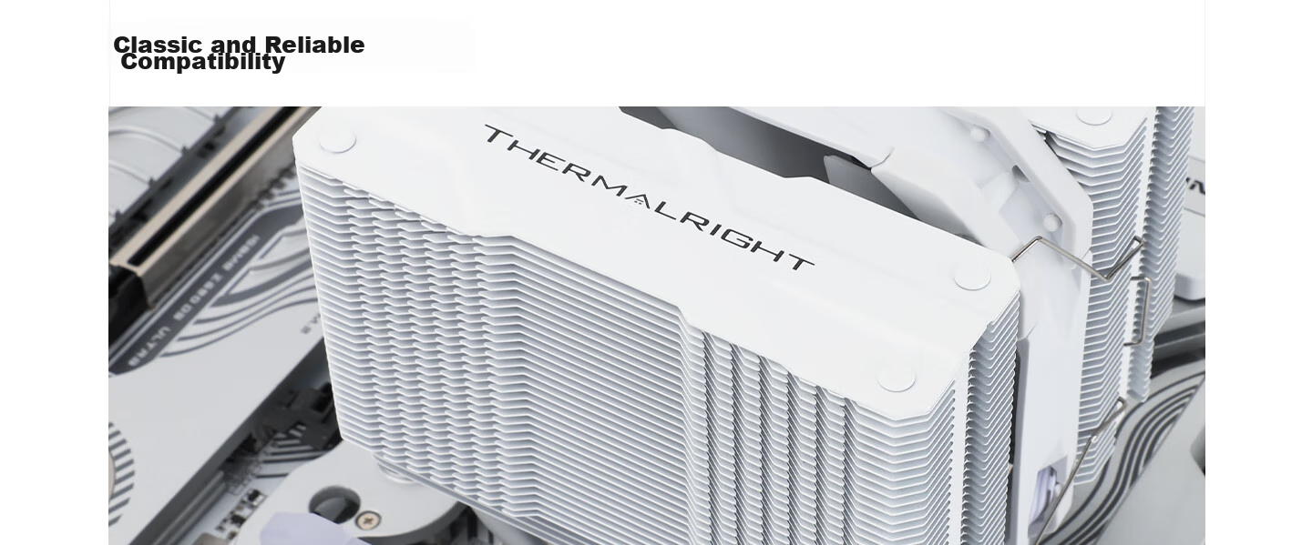 Thermalright Peerless Assassin 120 MINI WHITE, Dual Assassins, AGHP4.0 Six Heat Pipe Air Cooler, PA120 MINI WHITE 15