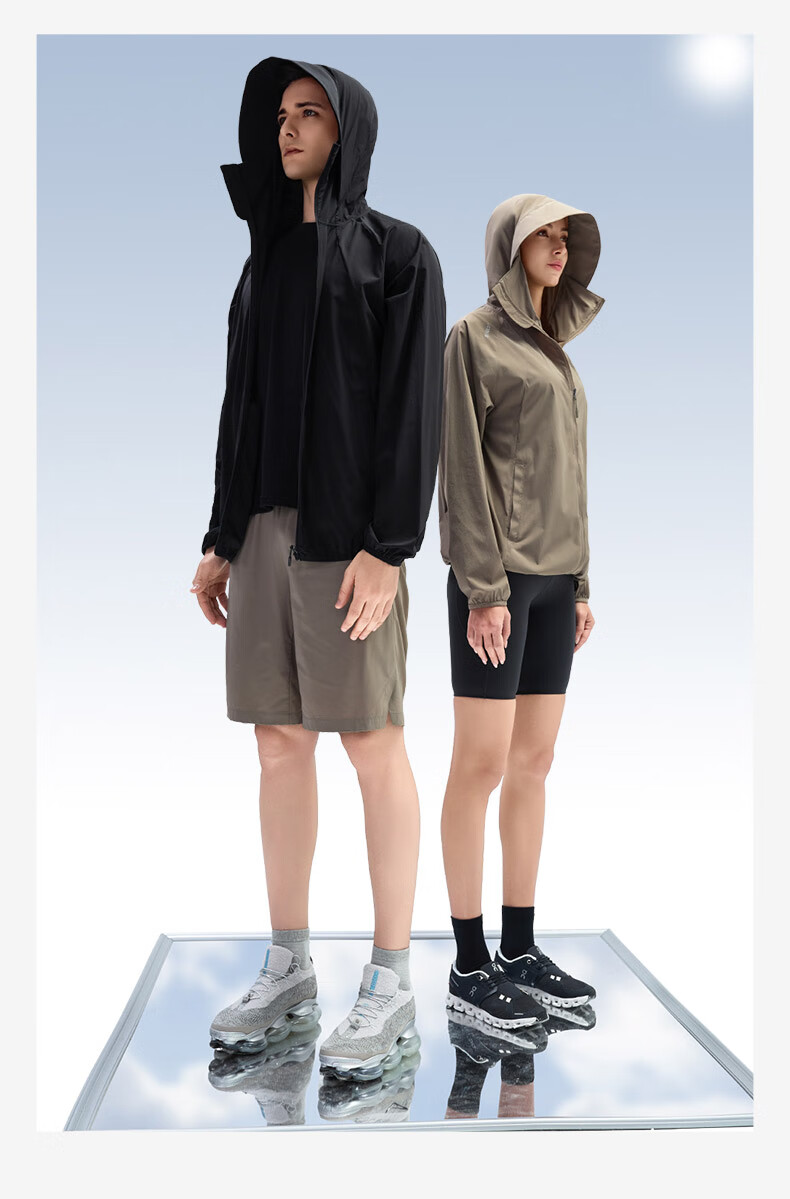 SUPIELD Sun Protection Cooling Jacket for Men And Women, 7A Antibacterial Lightweight Summer Coat, Moisture-Wicking Quick-Dry Wear-Resistant Ice Crystal Black XL 12