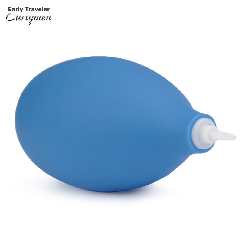 Earlymen Blue Mini Air Blower Lens Cleaning Air Blower for Mirrorless And DSLR Cameras, Smartphones, Computer Screens Dust Removal Cleaning Air Blower Ball Small Air Blower Suitable for Canon Nikon Sony Fuji