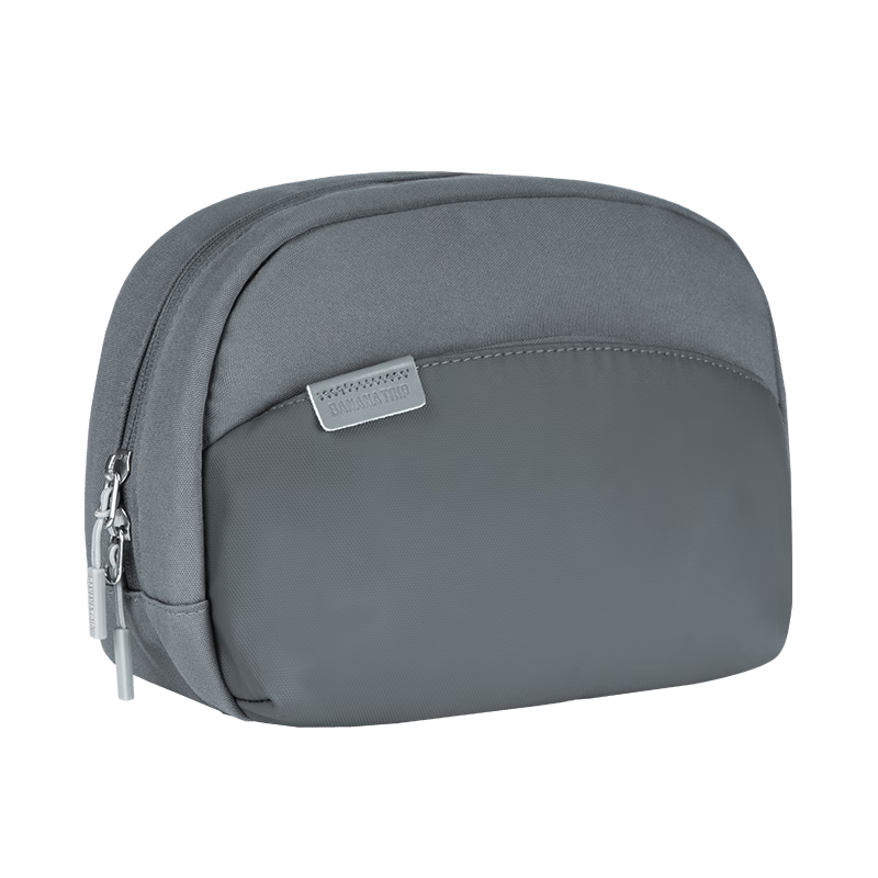 BANANA TRIP Toiletry Bag, Large Capacity Portable Travel Organizer for Business Trips, Gym, Swimming, And Cosmetics Storage, Charcoal Gray