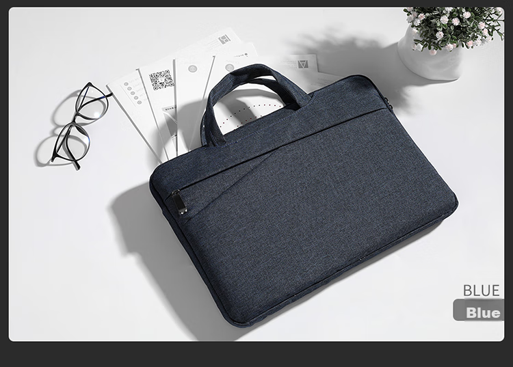 BUBM Laptop Bag for Apple And Lenovo 15.6-Inch Laptops, Women's Handheld Business Sleeve Bag 12