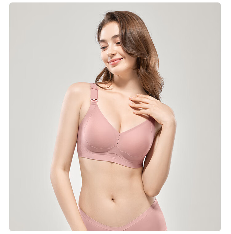 JOYNCLEON Nursing Bra for Pregnant Women, Breathable Maternity Bra for Postpartum Breastfeeding, Push-Up And Anti-Sagging jwx122660 16