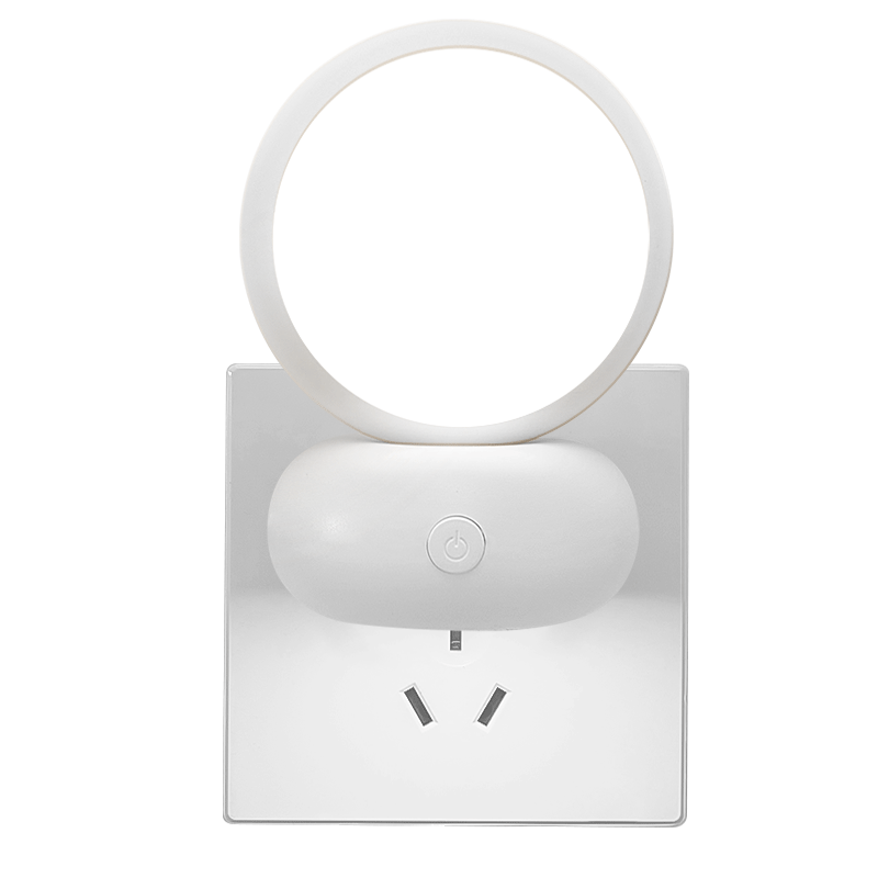Kufire Smart Voice-Controlled Night Light with Voice Control, Bedside Lamp for Bedroom, Baby Feeding Sensor Light, USB Plug-In Socket Lamp