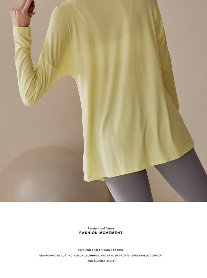 XUEXIMAN Yoga Long-Sleeve Top for Women, Elegant And Slimming Athletic Wear for Running, Fitness, Summer Pilates 14