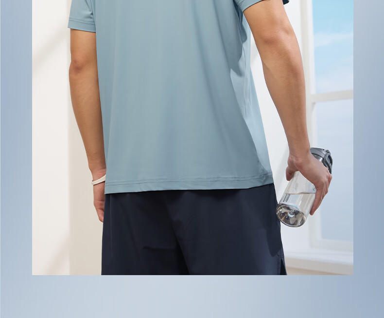 361° Men's Short Sleeve T-Shirt Spring Summer Polo Shirt Sportswear Fitness Loose Ice Silk Sun Protection 652524103D-6 41