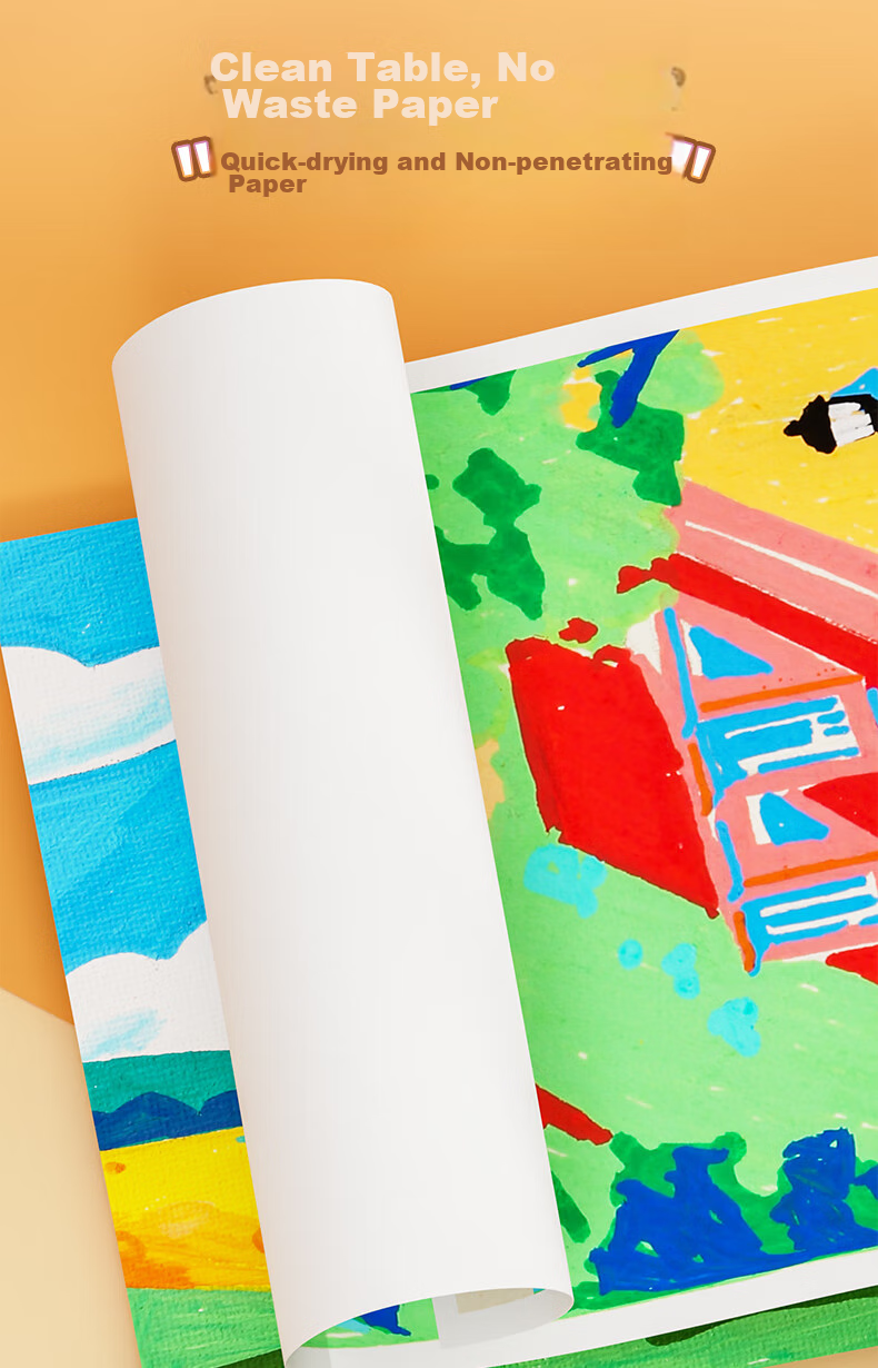 M&G Stationery, 36-Color Acrylic Markers, Triangular Dual-Tip, Waterproof, Children's Doodle Drawing, Guka Birthday Gift, APMV0991 7