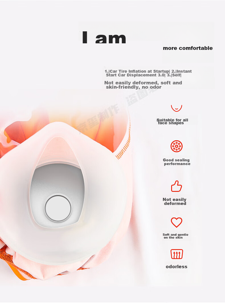 JINGXI Gas Mask Fire Mask Fire Protection Respirator Fire Escape 3C Certified PVC Flagship Versio 9
