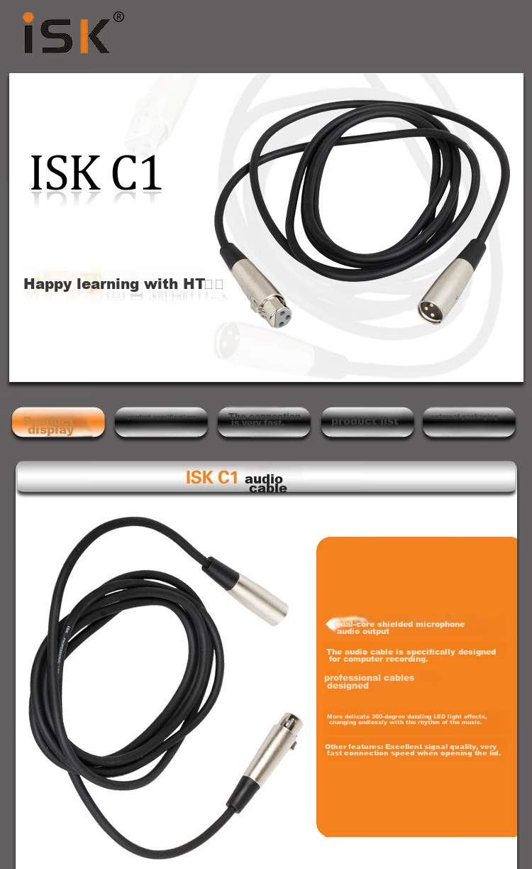 ISK 39 with Dual Cardioid Microphone Shockproof Suspension Arm Stand for Mobile Phone And Computer Live Streaming, Karaoke Recording, Voiceover Handheld Condenser Microphone with Omnidirectional Folding Suspension Arm Stand 1