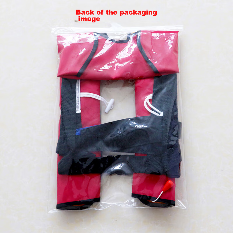 ASORAIN Red Automatic Inflatable Life Jacket, Professional Fishing Rescue Boat, Thickened Portable Foldable Equipment with High Buoyancy Vest 11