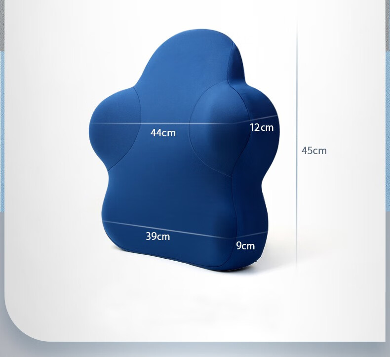 Back2 Lumbar Support Cushion for Office, Ergonomic Back Pillow, Long-Sitting Aid, Car Seat Cushion, Waist Pillow 54