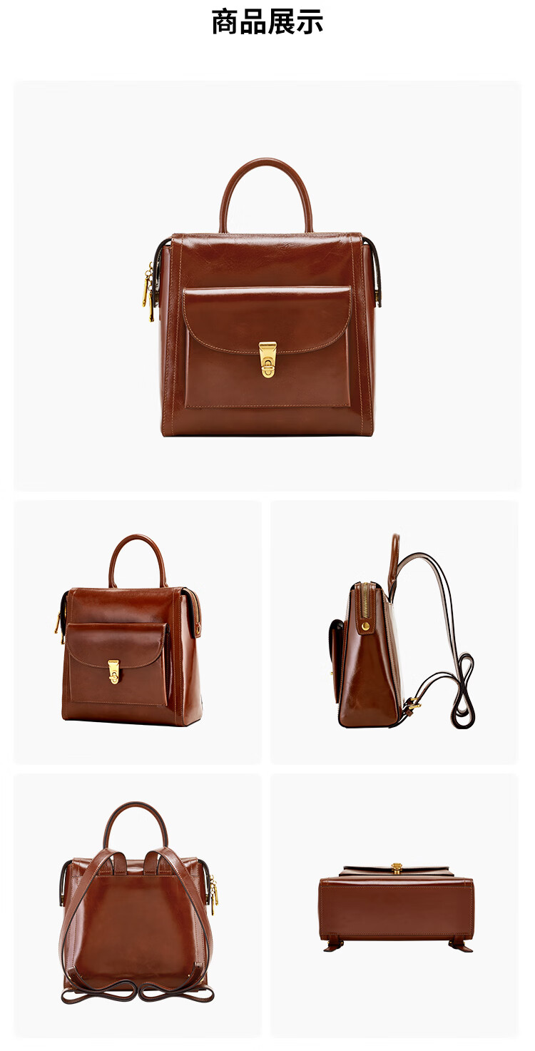 Hush Puppies Women's Simple Casual Shoulder Handbag Crossbody Commuter Bag Women's Day Gift for Girlfriend and Wife 4