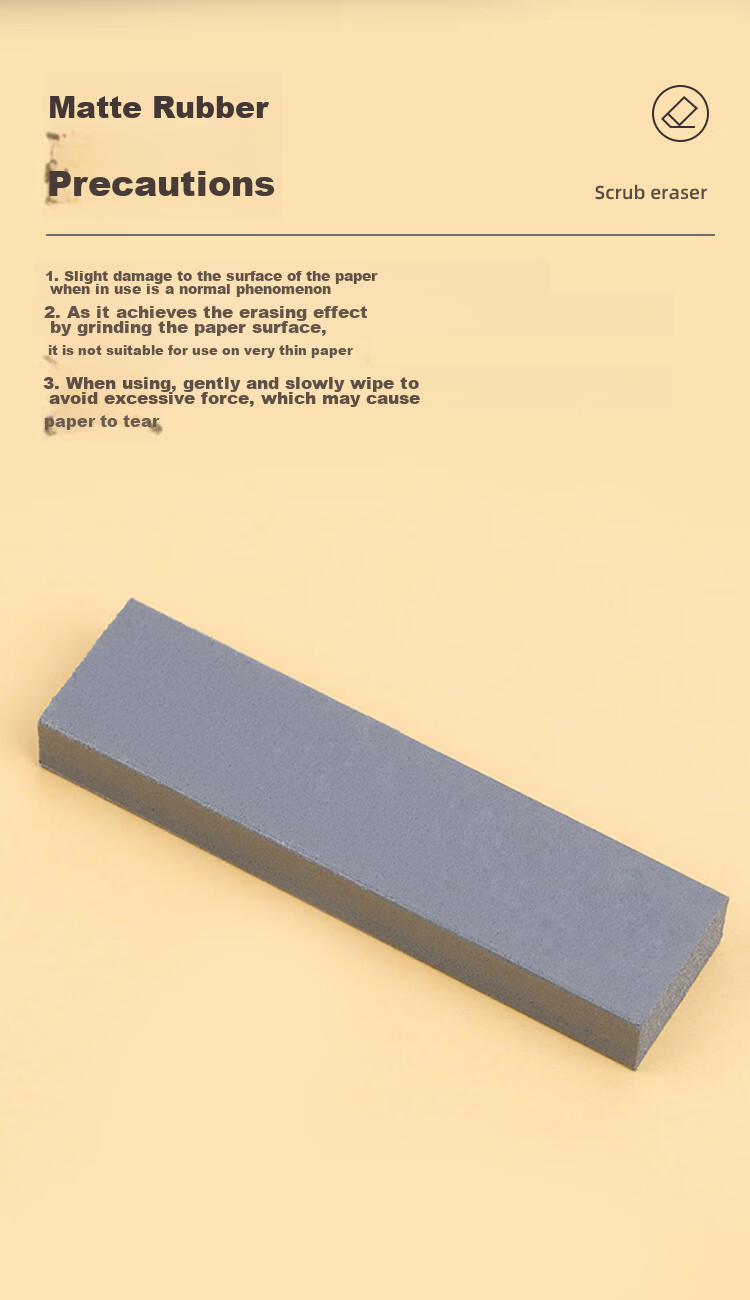 Pentel Fountain Pen Eraser, Matte Eraser for Gel Pens And Ballpoint Pens, Eraser ZEB-20 Gray, Pack of 2 3