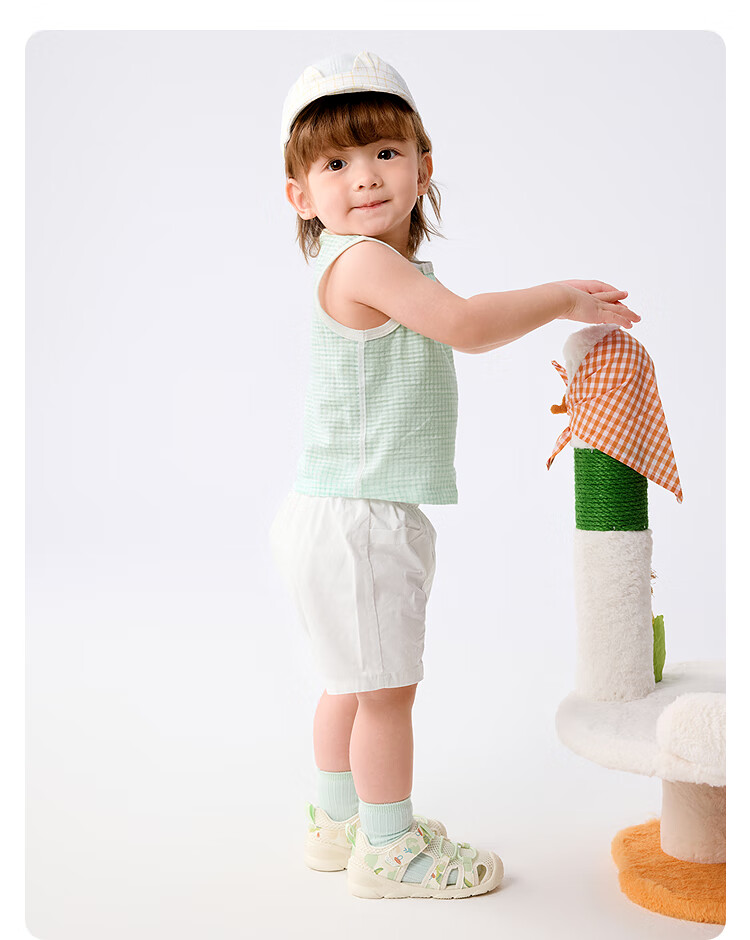 Balabala【balaOne】Baby Vest Infant Summer Outerwear 2026 Two-Piece Set Cute 13