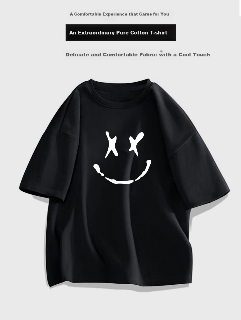 NASA GISS Official Collaboration T-Shirt for Men, Round Neck, Pure Cotton, Loose Fit, Oversized Short Sleeve, Couple's Top, White, XL 2