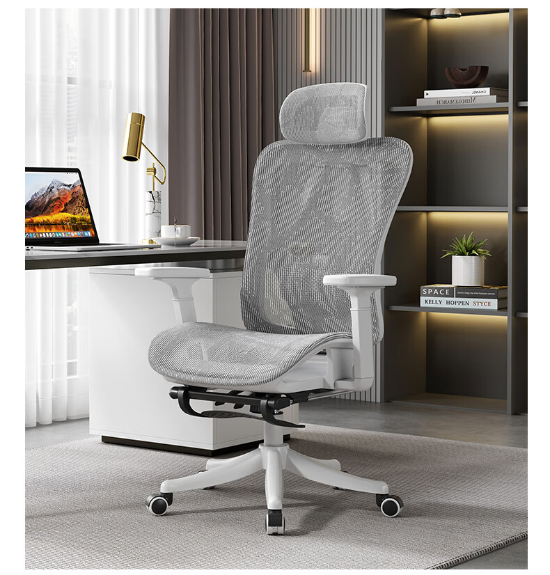 BECAUSES Ergonomic Chair, Multifunctional Adjustable Nap Reclining Computer Chair, Comfortable Office Chair for Long Sitting, Gaming Chair 0815T 15