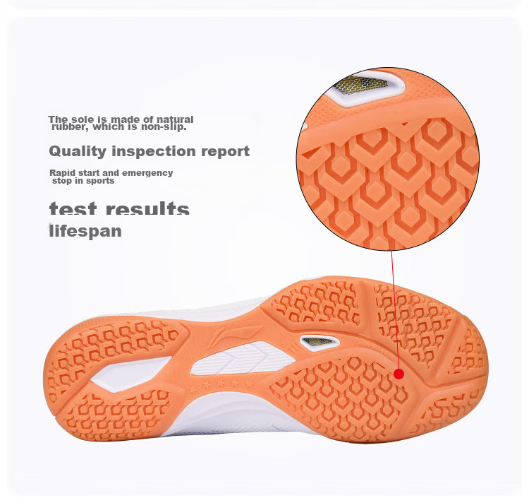 Li-Ning Table Tennis Shoes for Men And Women, Sports Shoes, Specialized Table Tennis Footwear, Breathable Non-Slip Whirlwind 2.0, White And Green, Size 41.5 16