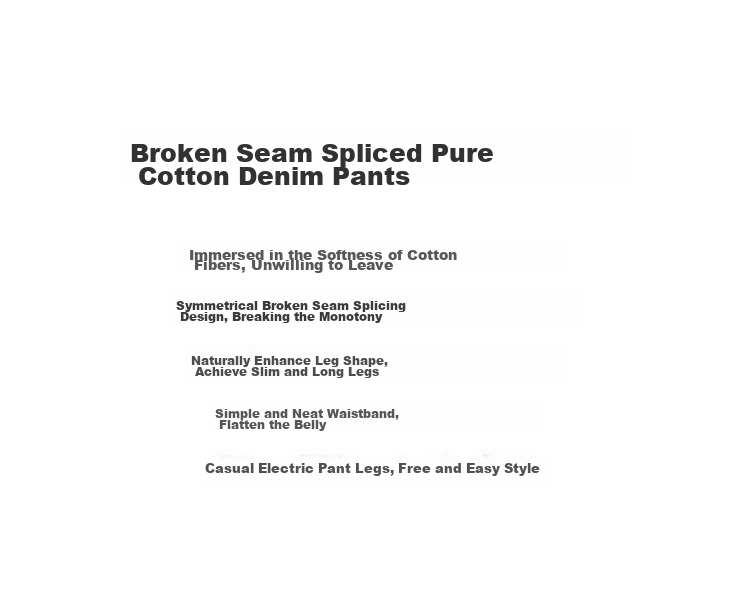 Sentubila Pure Cotton Straight-Leg Jeans for Women, Spring And Autumn Long Pants, Loose-Fitting Slimming Vintage Versatile Women's Trousers, Denim Blue S 3