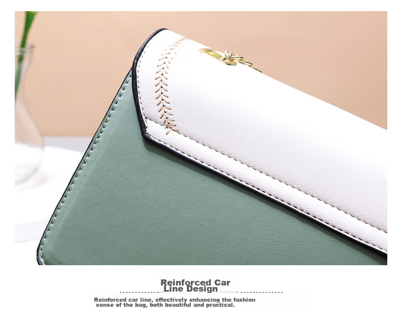 Aiqinghai Leather Handbag, Women's Crossbody Bag, Shoulder Bag, Small Square Bag, Brand Gift for Wife's Birthday, 520 Gift for Girlfriend 23