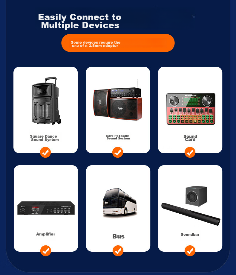 SANSUI U7 Rechargeable Lithium Battery Wireless Universal Microphone, Professional Stage KTV Dual-Channel Microphone for Singing, Lecturing, Meetings, Outdoor Sound Amplifier, Speaker, Car-Mounted Universal Use 13