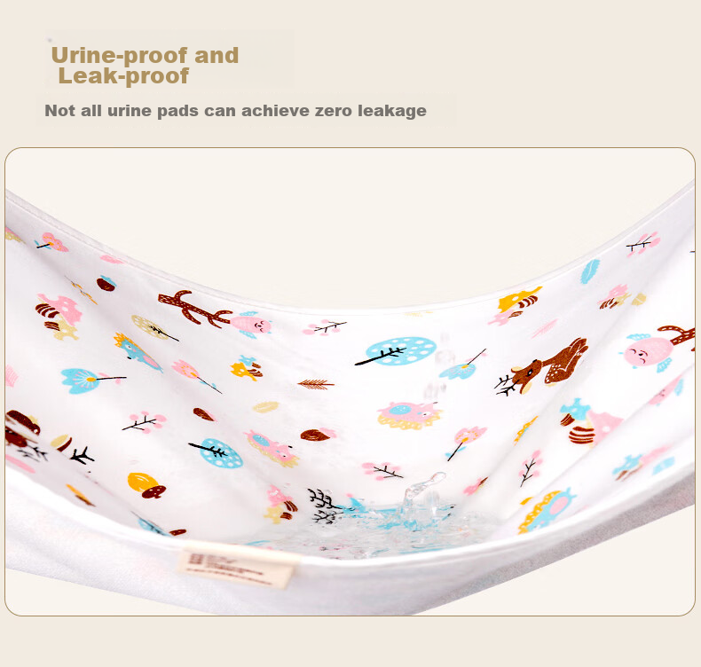 AIBEDILA Baby Diaper Pad, Pure Cotton Breathable Summer Waterproof Washable Menstrual Pad for Children And Infants, Class A Diaper Mat, 80*100 6