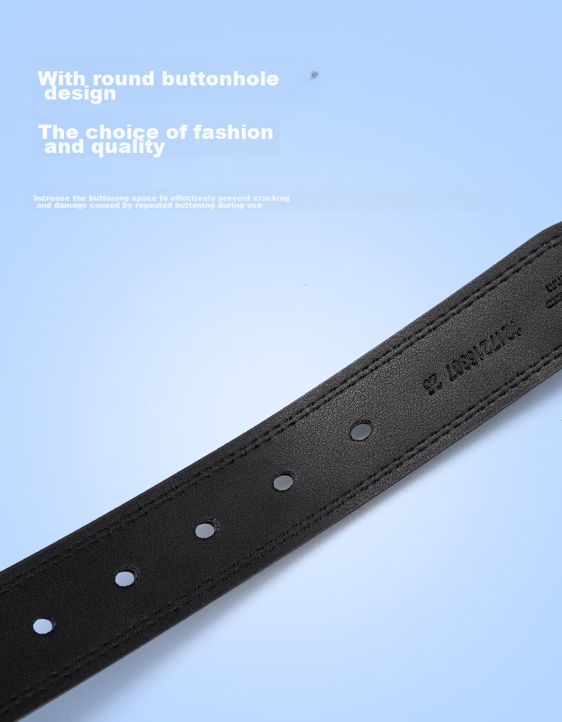 Aokang Men's Leather Belt, Business Pin Buckle Waistband, Casual Trouser Belt, Birthday Gift for Husband 7