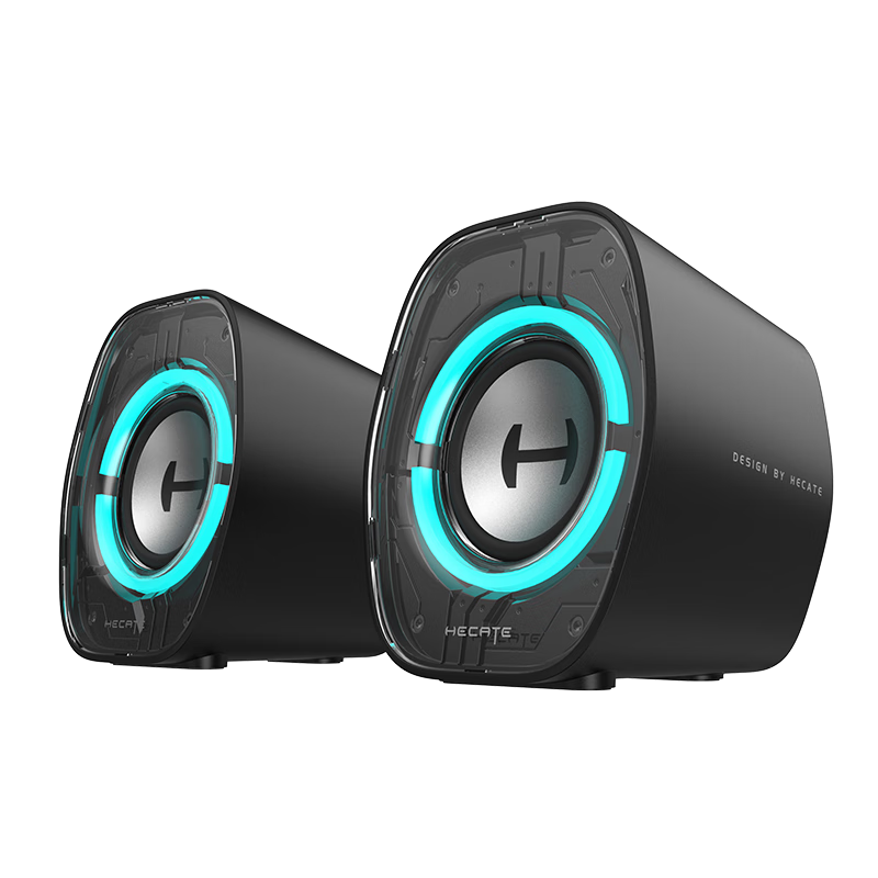 EDIFIER HECATE G1200 Gaming Speaker, 2.0 Desktop Speakers, Bluetooth Speaker, Compatible with PS5 Pro for PC And Laptop, Phantom Black