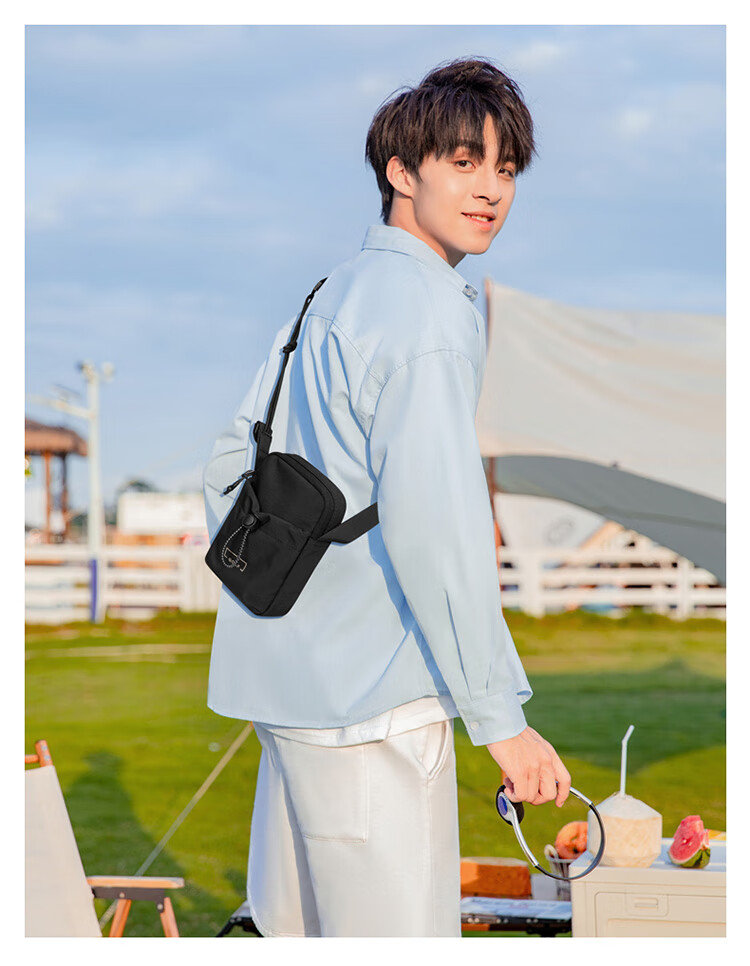 GOLF Shoulder Bag for Men And Women, Casual Crossbody Bag, Water-Resistant Phone Pouch, Lightweight Versatile Outdoor Sports Messenger Bag 4