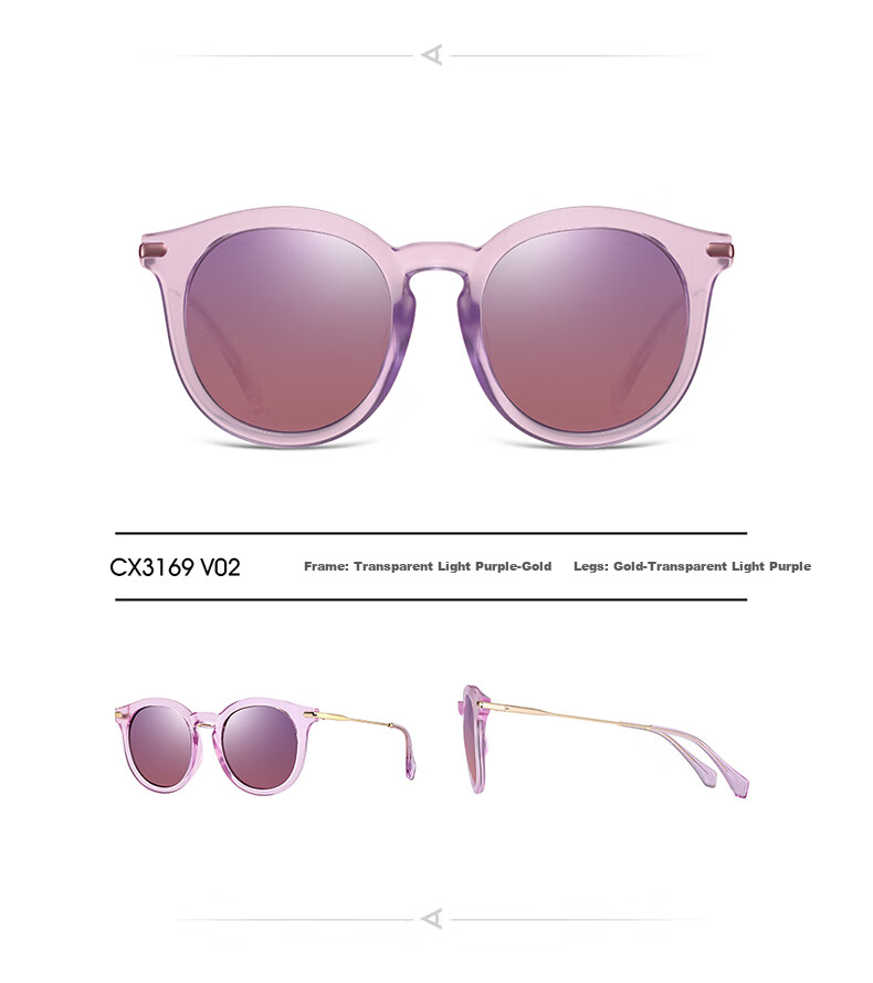 CAXMAN Sunglasses for Women, Large Cat-Eye Frame Polarized Sunglasses, UV Protection, Sun-Blocking, Fashionable Glasses for Driving And Car Use 11