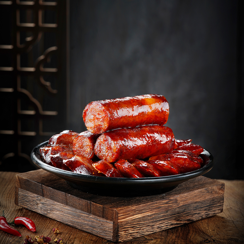 蜀腊人家川味香肠四川腊肠麻辣风味四川特产手工腊味年货送礼烹饪食用496g
