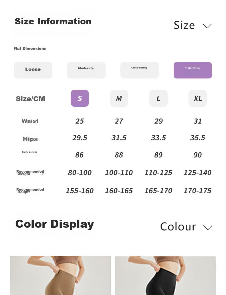 XUEXIMAN High-Waisted Yoga Pants for Women with Butt-Lifting Effect, Running Sports Leggings, Base Layer Fitness Yoga Wear for Summer 12