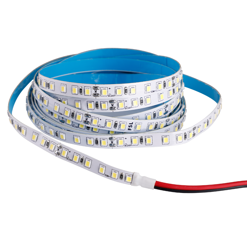 FSL LED Low Voltage Ceiling Strip Light Commercial Ultra Bright Self-Adhesive Linear Non-Main Light Source 120 Beads 24V 12W Warm White 4000K (10m Pack) Requires Transformer
