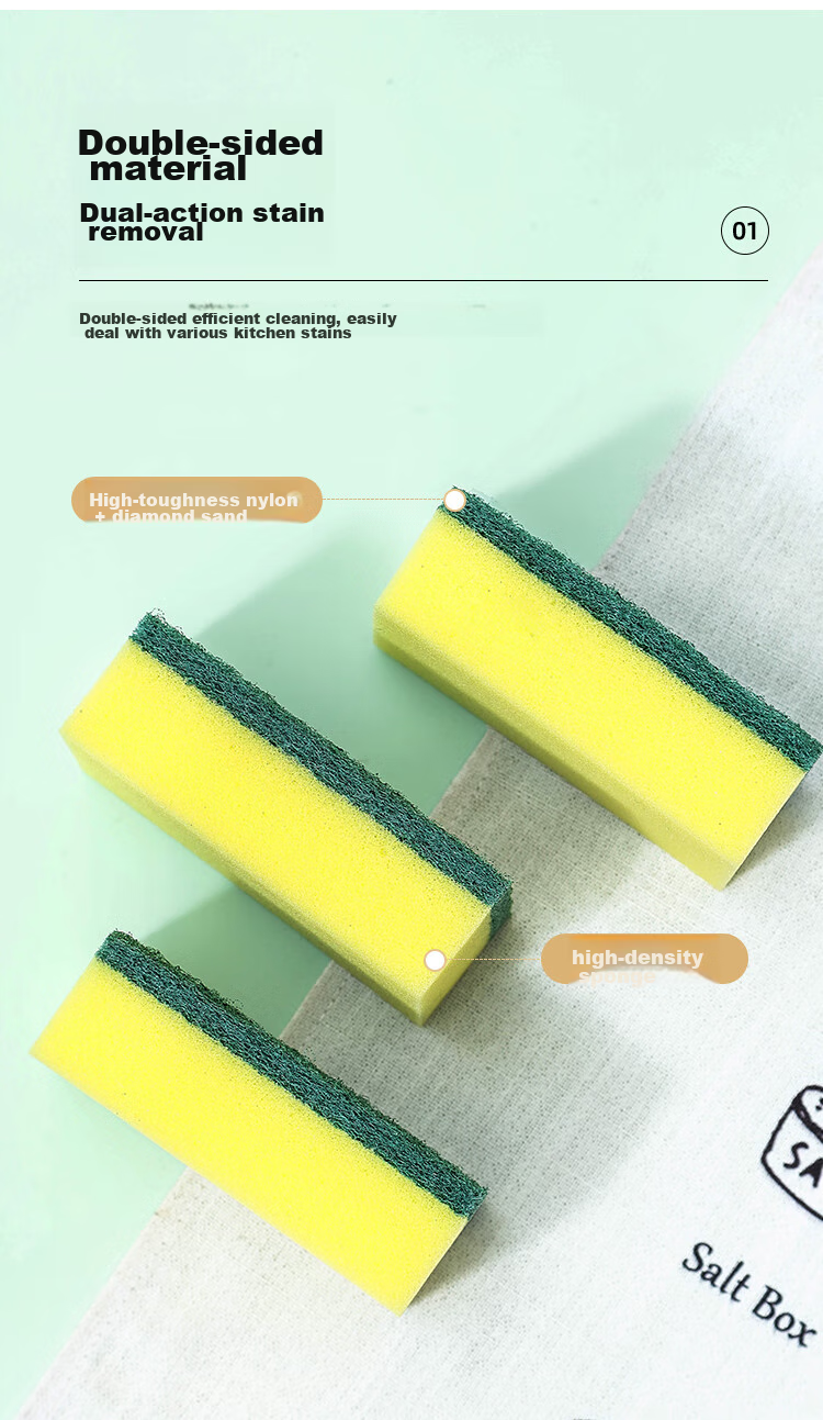 MAXCOOK Dish Scrubber, Loofah Sponge for Washing Dishes And Pots, Kitchen Sink And Stove Cleaning Brush Loofah Sponge, 3 Pieces MCPJ5142 4