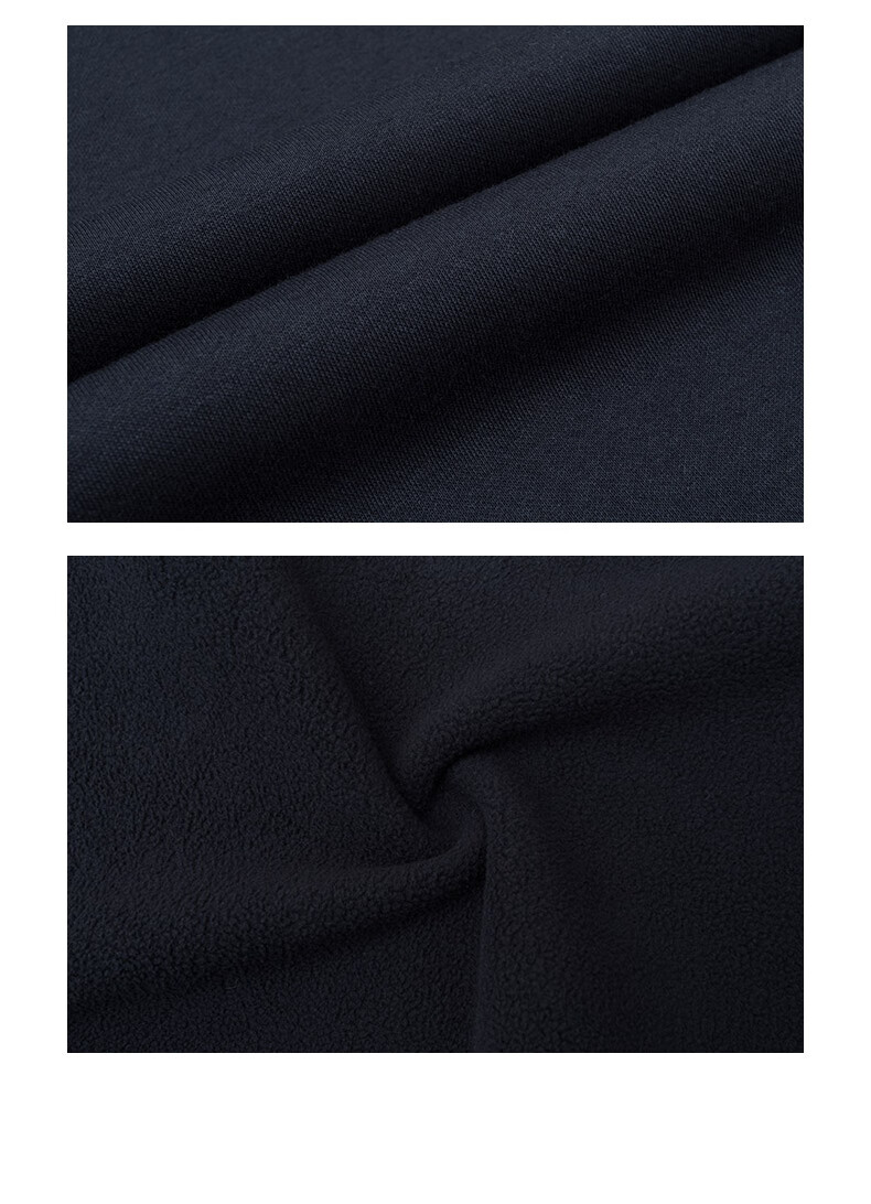 Anta Fleece-Lined Men's Straight-Leg Sweatpants Knitted Outdoor Running Warm Casual Pants for Men 29