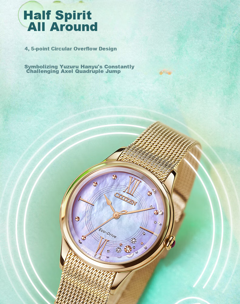 CITIZEN Signature Limited Edition Wristwatch [Four Seasons] Eco-Drive Steel Strap Watch for Women, Gift for Girlfriend EM0817-85Y 5