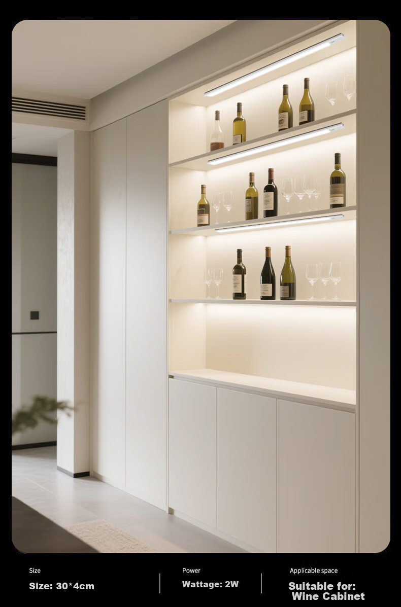 Oppein Smart Sensor Cabinet Wardrobe LED Human Motion Light Bedside Corridor Entrance Light 18