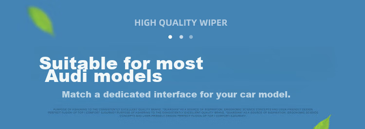 Aoye Windshield Wipers for Audi A6L (2019-2026 Models)/A7L (2017-2025 Models), Frameless Wiper Blades, Front Windshield Wipers, 1 Pair, 25+20 Inches 11