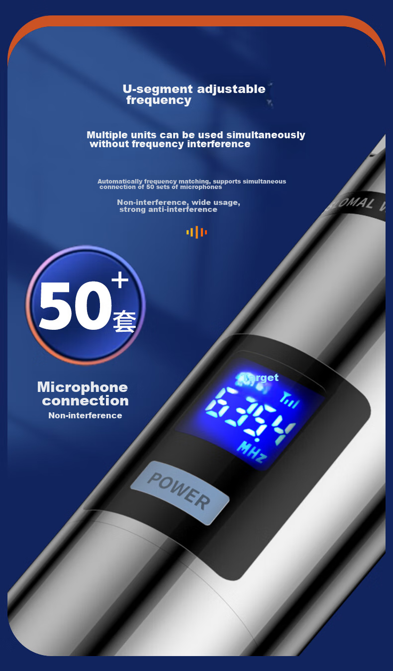 SAST Ok-189 Dual Wireless Microphones for Outdoor Square Dancing, Public Speaking, Conference Hosting, Home Karaoke, Versatile Microphones 12