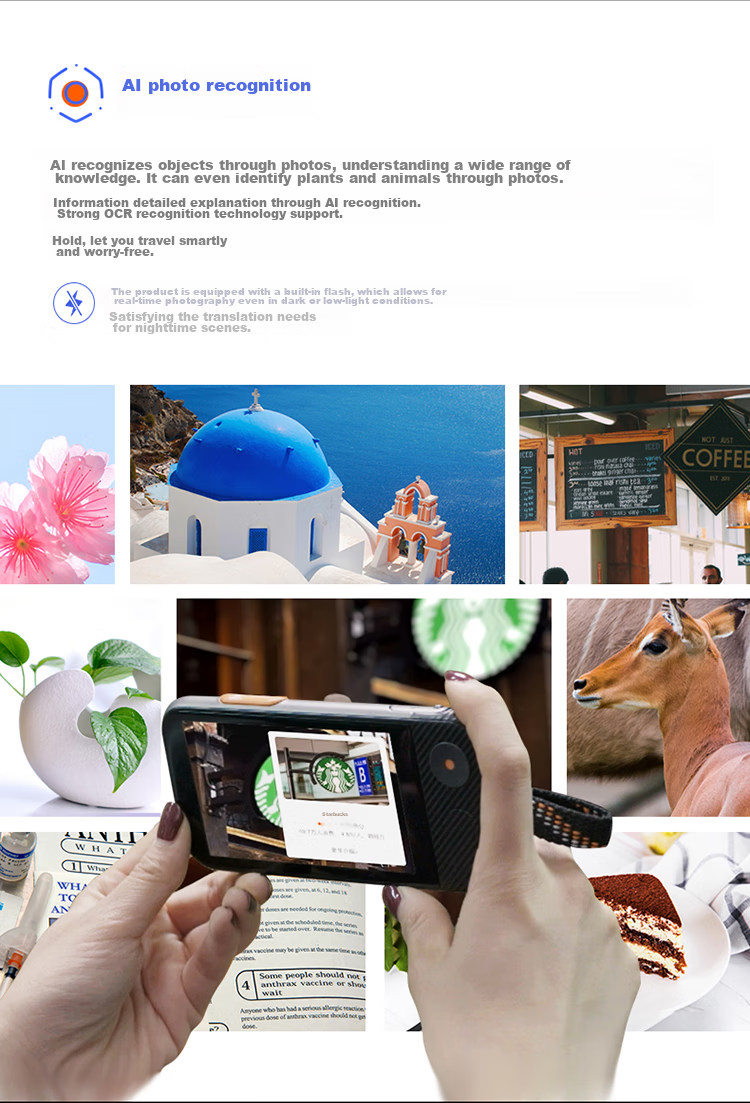 JoneR Translation Machine Pro, Multi-Language Learning 4G Voice Translator, Electronic Dictionary, Offline Translation Pen, Photo Translation, Instant Translation for Overseas Travel, Global Data Plan Included 6