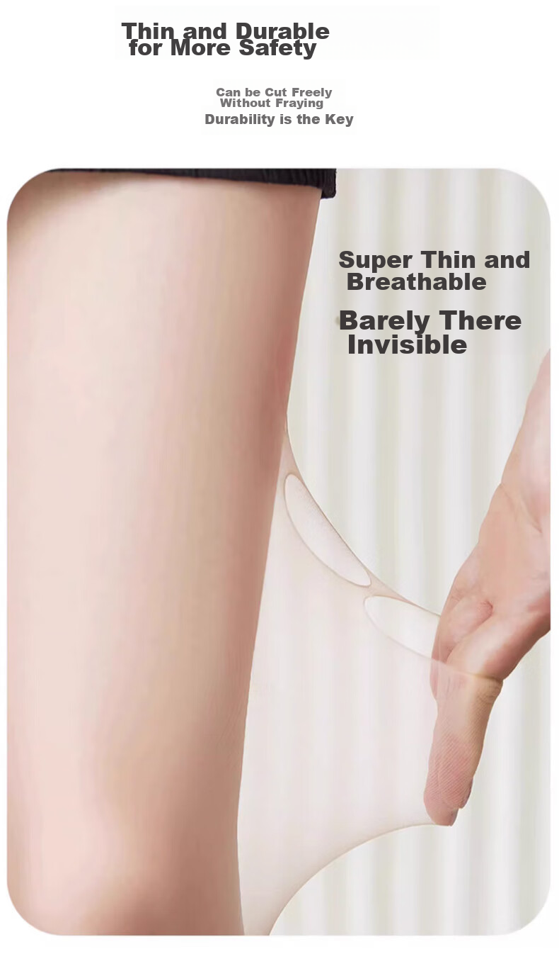 LangSha Sun Protection Stockings, 3 Pairs, Summer Ultra-Thin, Skin-Friendly, UV-Resistant, Concealing, Pantyhose, Sexy, Bare-Leg, Base Layer Socks 7