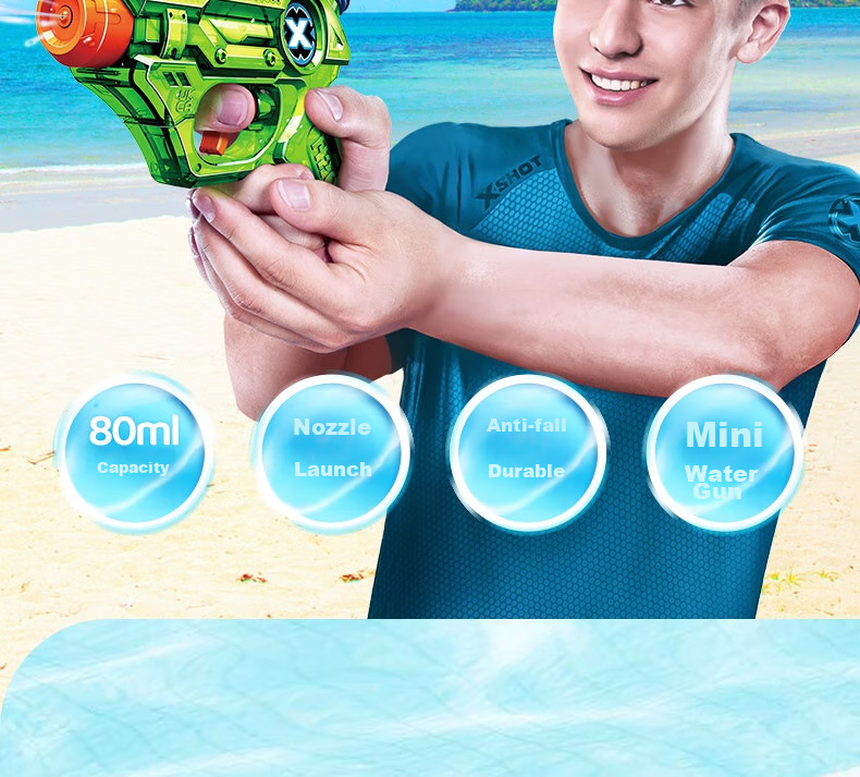 ZURU X Special Attack Colorful Skin Missionary Quick-Fill Water Gun Set with Ultra-Long Range 3