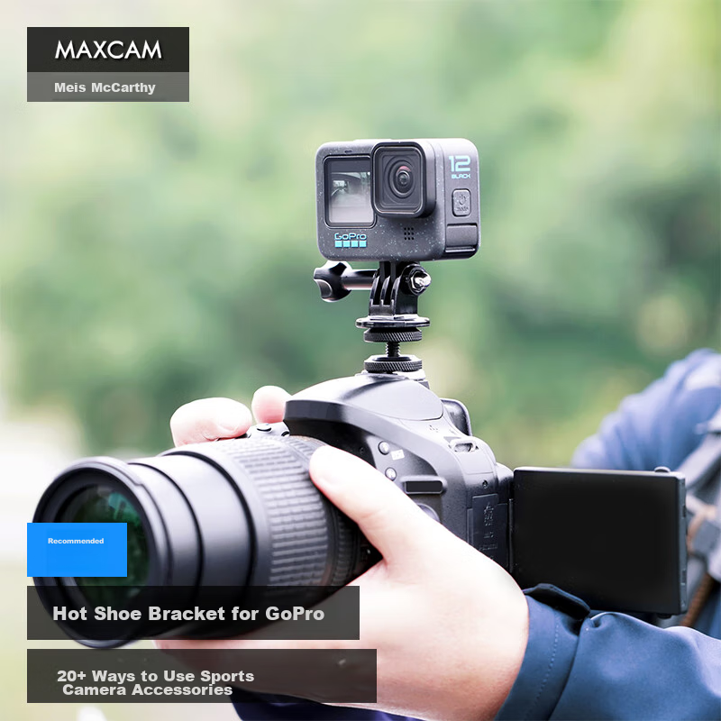 MAXCAM/Maisikamu, Suitable for GoPro Ace Pro 2/GoPro 13/12/11/10/9 Action Camera Hot Shoe Cold Shoe Mount Base, GoPro13 Accessory