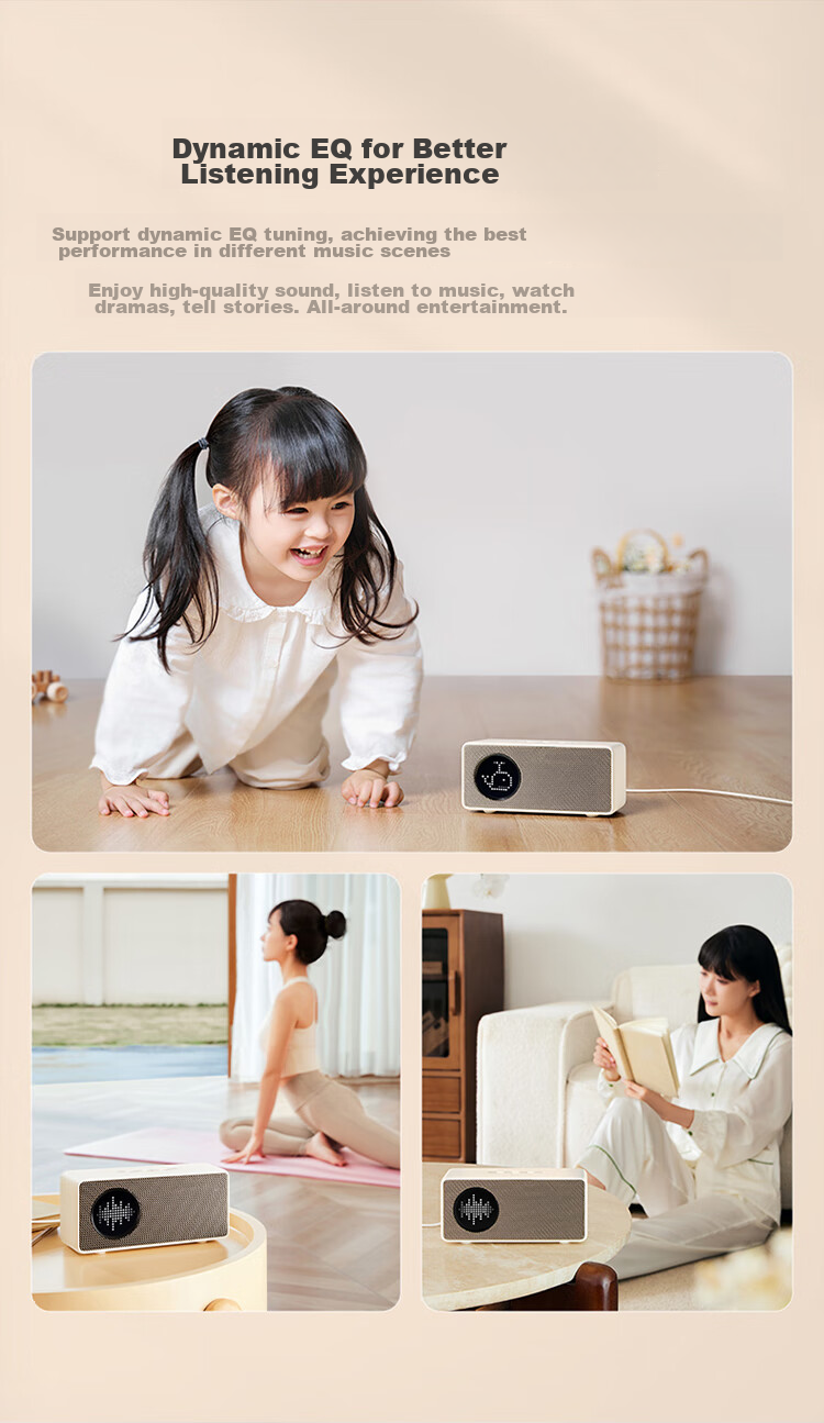 Wae [Subsidies] Tmall Genie IN Sugar 6 Smart Speaker Bluetooth Audio Large Model Question-Answering Voice Control Children's Early Education Alarm Clock Milk Candy Color Birthday Gift 8