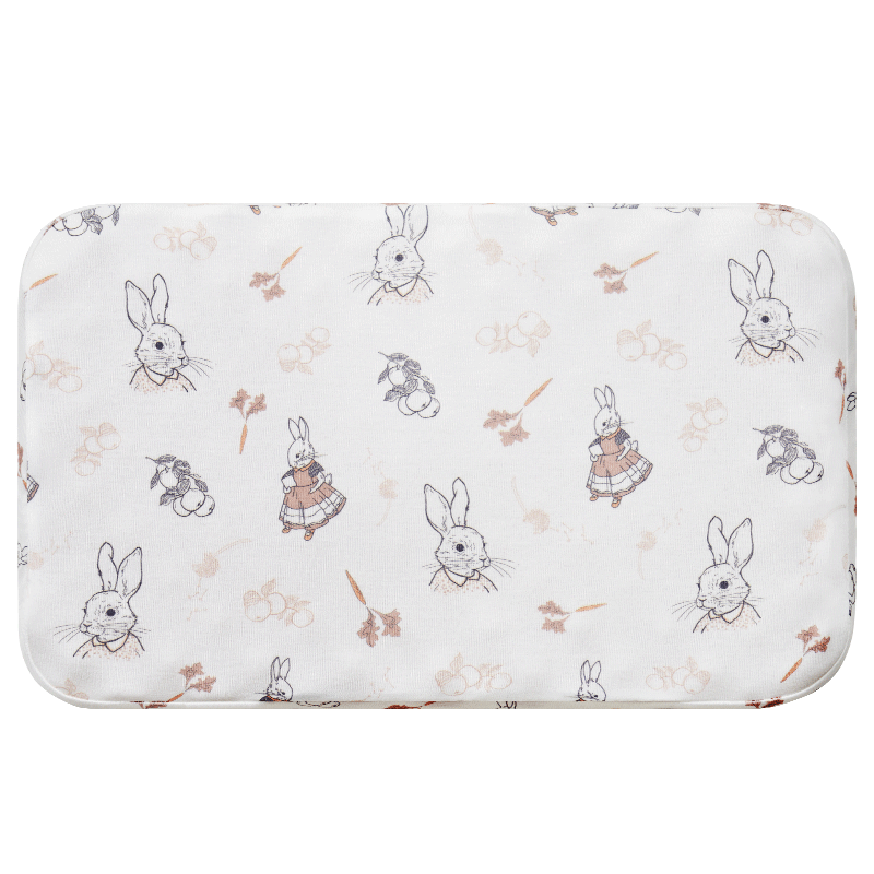 EVOCELER Children's Pillow, Infant Silicone Pillow, Adjustable 2.5+1cm Baby Pillow for Ages 3 Months to 3 Years Old