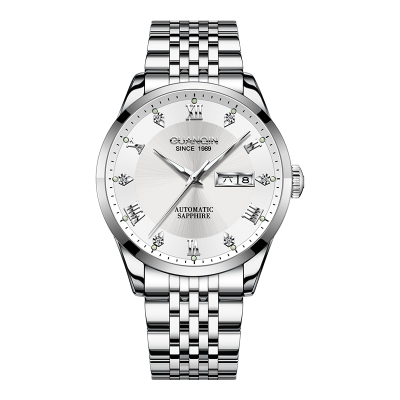 GUANQIN Men's Mechanical Watch, 2026 New Model, Fully Automatic, Business Style, Luminous, Water-Resistant, Men's Watch, Gift for Father on Father's Day
