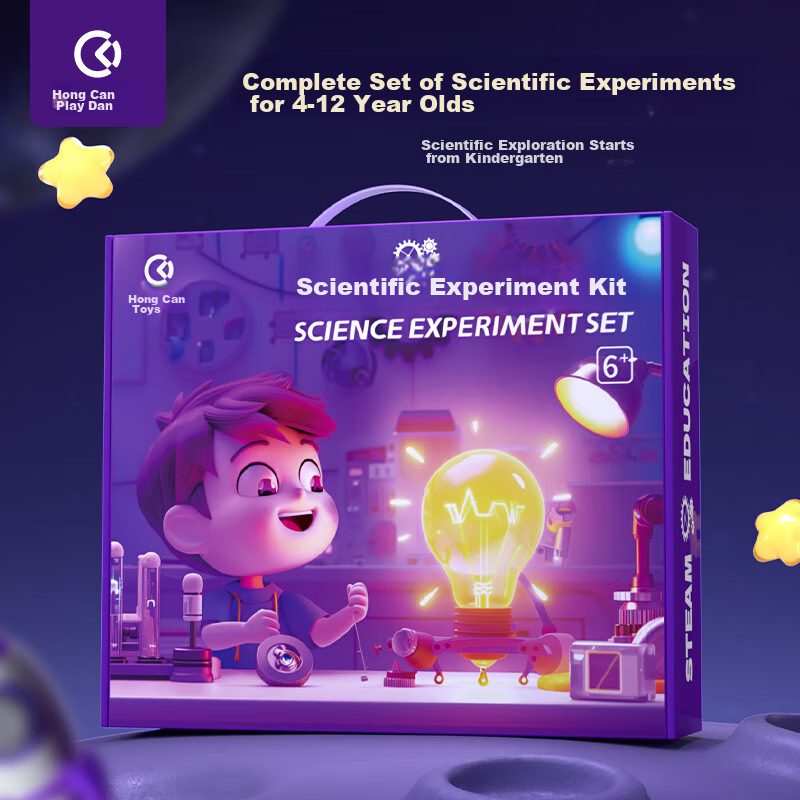 Hongke Children's Science Experiment Kit, Educational Toy for First Grade Elementary School Students, Birthday And Holiday Gift for Boys And Girls