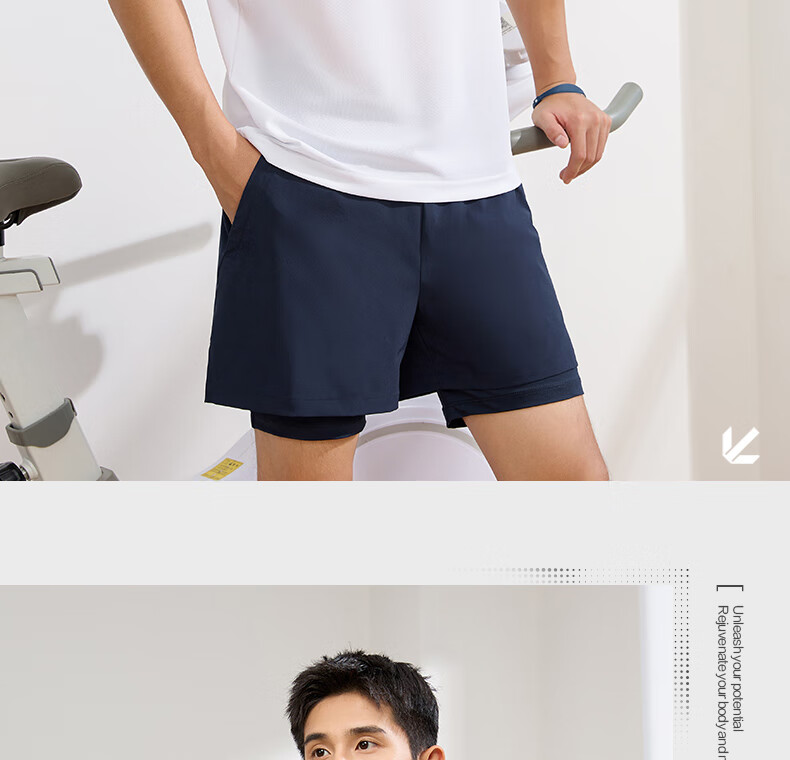 361° Men's Short Sleeve T-Shirt Spring Summer Sports Quick-Dry Running Fitness Polo Shirt 652624109H-5 14