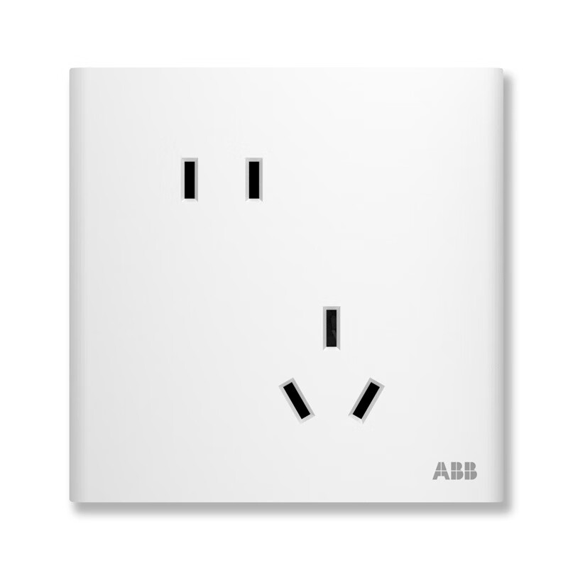 ABB Switch Socket Panel Xuanpu Series White Single Pole Double Control Switch CF125