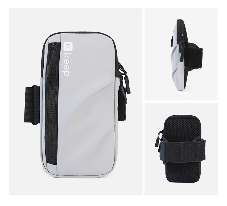Keep Running Armband Phone Holder for Men And Women, Sports Arm Sleeve, Fitness Cycling Equipment, Water-Resistant Large Capacity Universal Arm Pouch 15